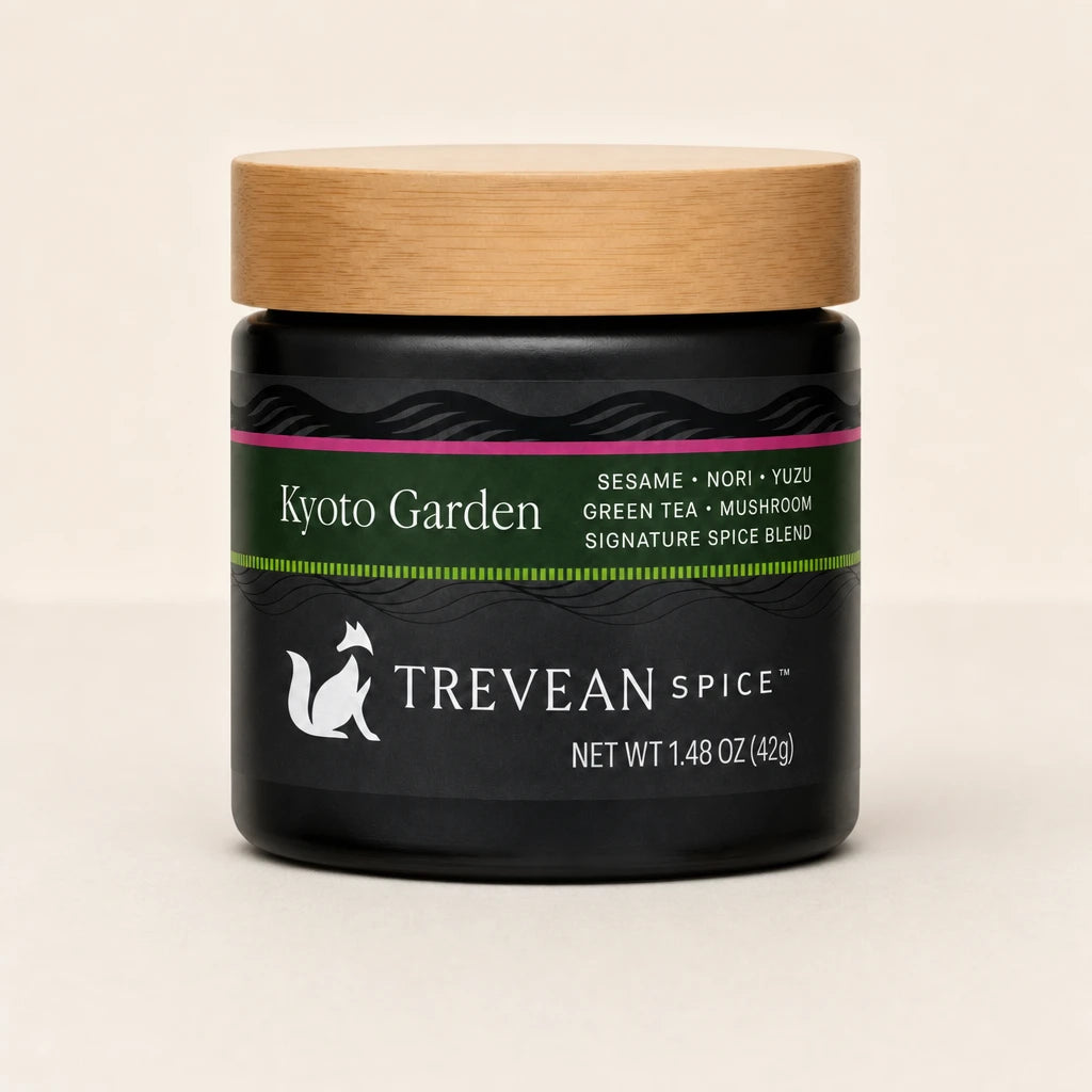 Kyoto Garden 42 g jar with bamboo lid, clean front view